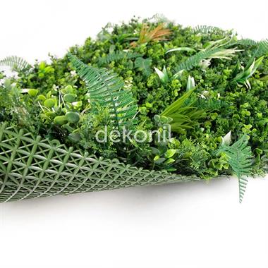 Yapay Bitki & Çiçek Dikey Bahçe Paneli 100*100 cm 1004