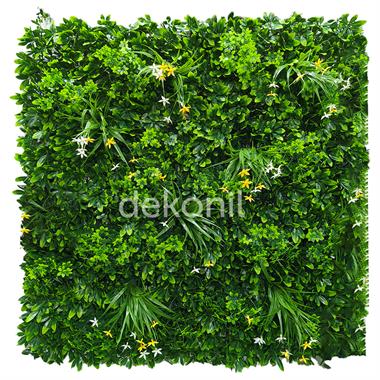 Yapay Bitki & Çiçek Dikey Bahçe Paneli 100*100 cm 1026