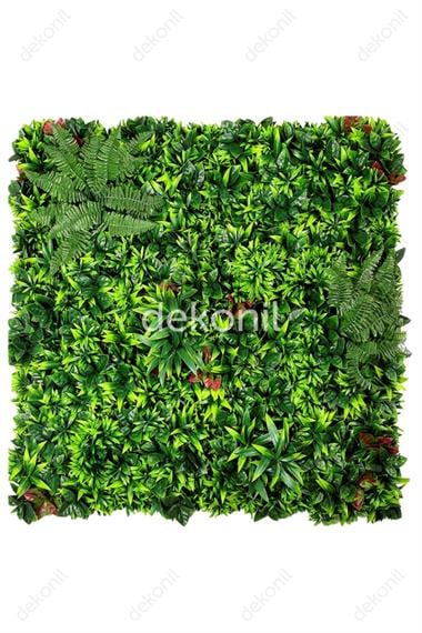 Yapay Bitki & Çiçek Dikey Bahçe Paneli 100*100 cm 1003