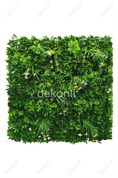 Yapay Bitki & Çiçek Dikey Bahçe Paneli 100*100 cm 1026