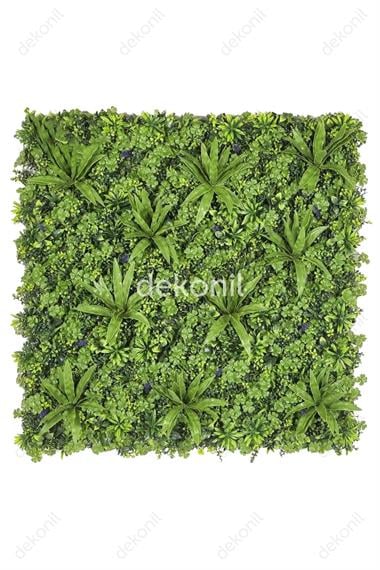 Yapay Bitki & Çiçek Dikey Bahçe Paneli 100*100 cm 1010
