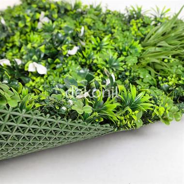 Yapay Bitki & Çiçek Dikey Bahçe Paneli 100*100 cm 1011