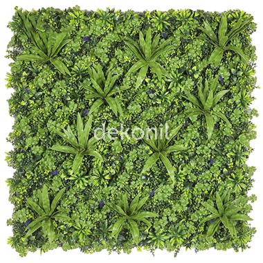 Yapay Bitki & Çiçek Dikey Bahçe Paneli 100*100 cm 1010
