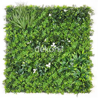 Yapay Bitki & Çiçek Dikey Bahçe Paneli 100*100 cm 1011