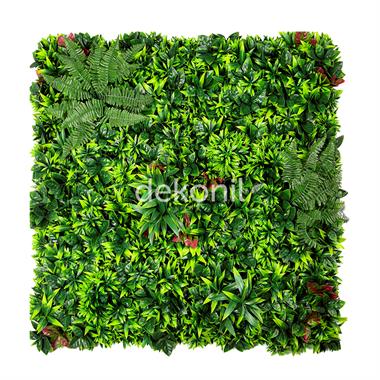 Yapay Bitki & Çiçek Dikey Bahçe Paneli 100*100 cm 1003