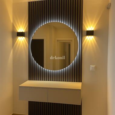 Yeni Nesil Lambri Duvar Paneli Antrasit 100*275 cm