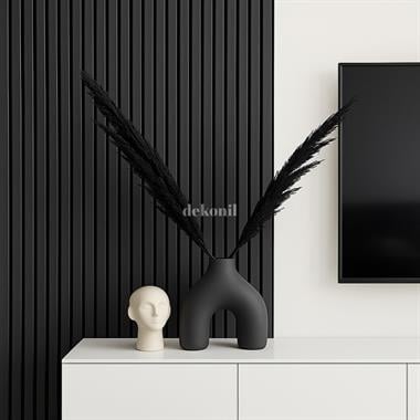 Yeni Nesil Lambri Duvar Paneli Antrasit 100*275 cm