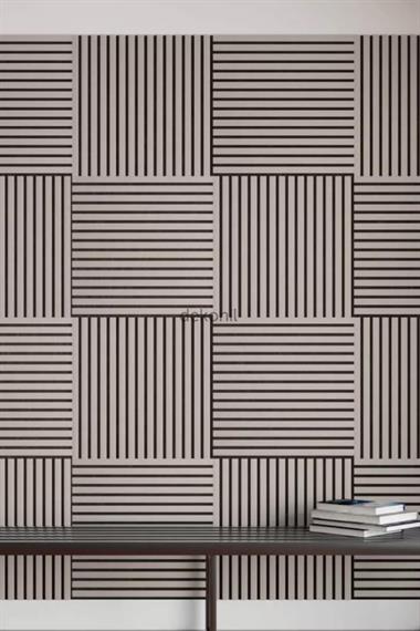 Yeni Nesil Lambri Duvar Paneli Fırtına Gri 60*60 cm