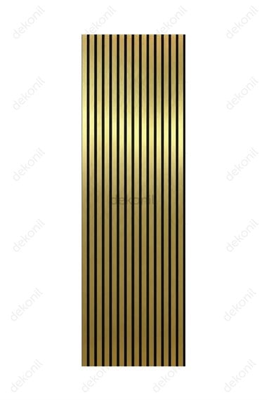 Yeni Nesil Lambri Duvar Paneli Gold 60*275 cm
