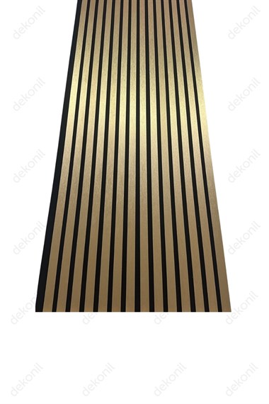 Yeni Nesil Lambri Duvar Paneli Gold 60*275 cm