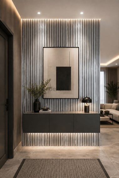 Yeni Nesil Lambri Duvar Paneli Silver 60*275 cm