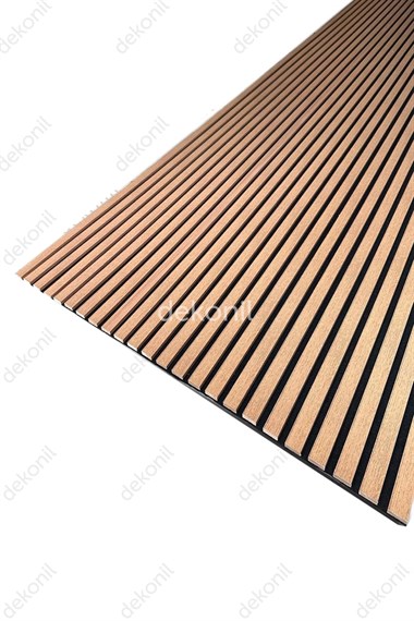 Yeni Nesil Lambri Duvar Paneli Teak 100*275 cm