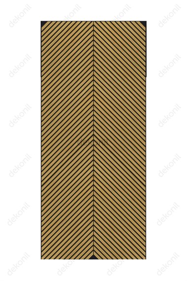 Yeni Nesil Lambri Nova Duvar Paneli Teak 60*275 cm