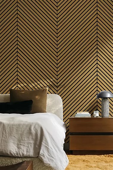Yeni Nesil Lambri Nova Duvar Paneli Teak 60*275 cm