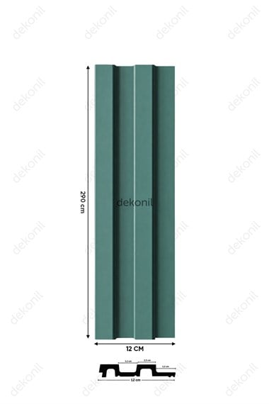 Yeşil Tavan ve Duvar Lambri 12cm