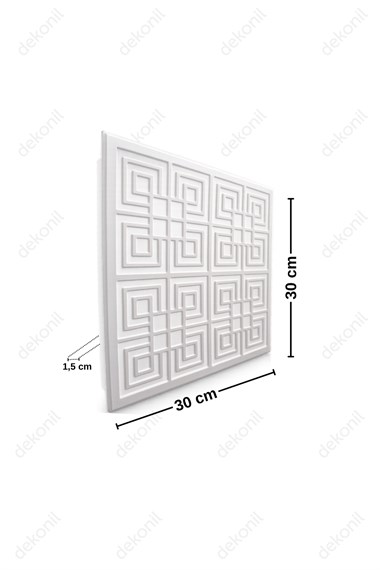 Yonca Clip-in (Klipin) PVC Asma Tavan Kaplama Paneli 30*30 cm
