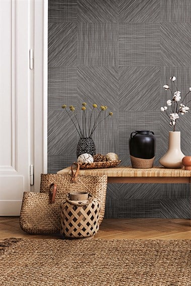 Zambaiti Parati Natural Geometrik Desenli İtalyan Duvar Kağıdı Z48425