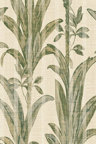Zambaiti Parati Natural Tropikal Desenli İtalyan Duvar Kağıdı Z48419