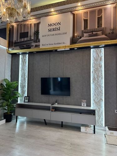 Mdf Moon Duvar Paneli