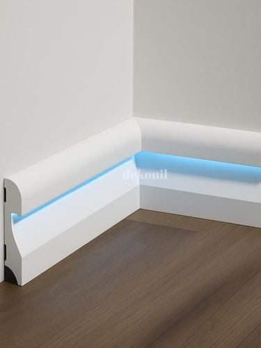 Boyanabilir Ledli Süpürgelik