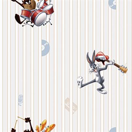 Adawall Ada Kids Bugs Bunny ve Tazmanya Canavarı Çocuk Odası Duvar Kağıdı 8936-1
