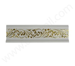 Beyaz Altın Ahşapiyer Süpürgelik Bordür 8*290 cm