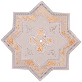Beyaz Altın Yıldız Saray Tavan 150 cm