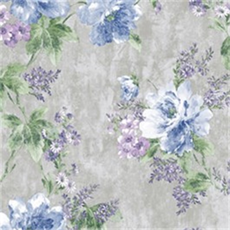 Adawall İndigo Çiçekli Duvar Kağıdı 4708-3
