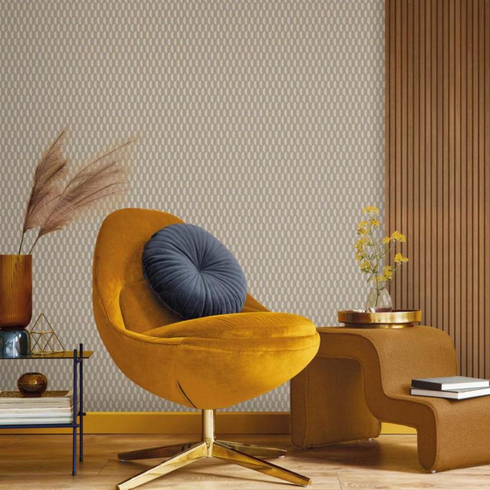 Adawall Omega Geometrik Desenli Duvar Kağıdı 23208-5