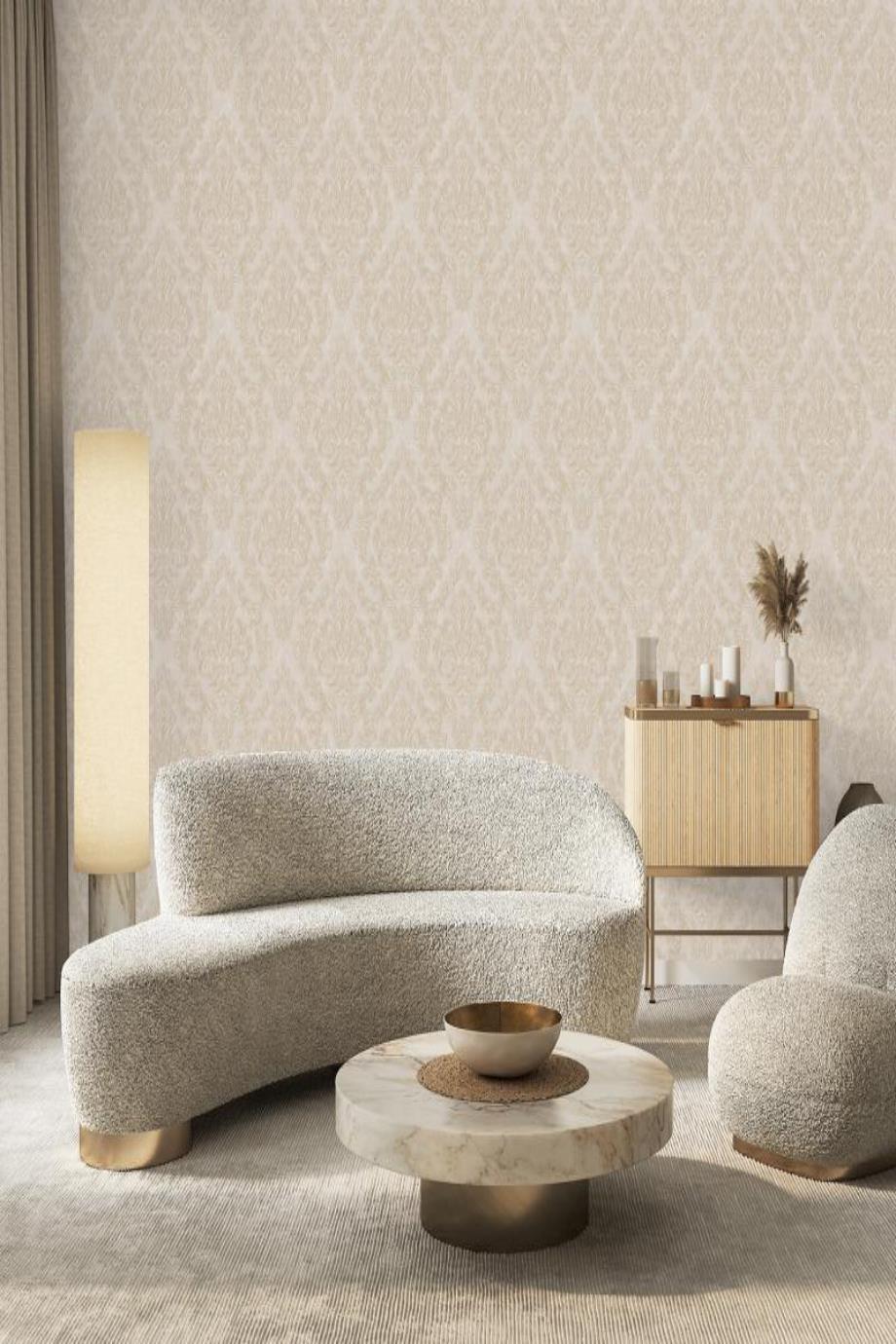 Adawall Rococo Damask Duvar Kağıdı 1405-3