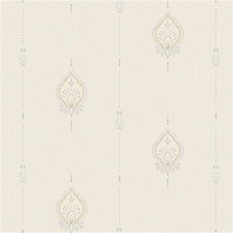 Adawall Tropicano 9902-2 Bej Çizgili Damask Desenli Duvar Kağıdı