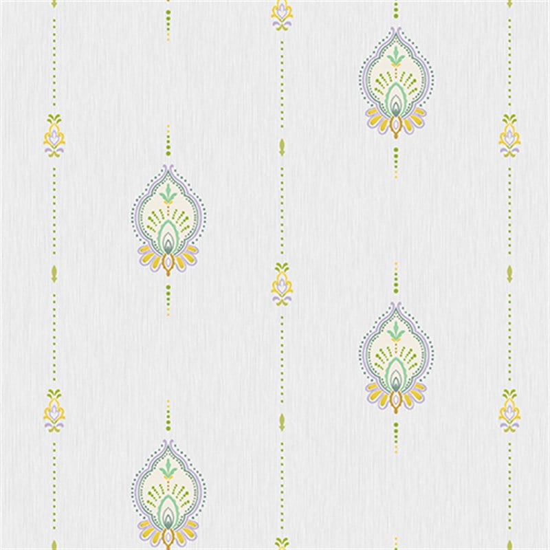 Adawall Tropicano 9902-4 Gri Çizgili Damask Desenli Duvar Kağıdı