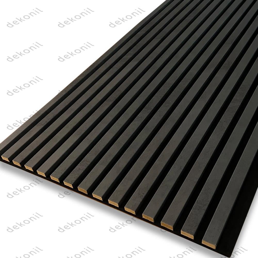 Akustik Lambri Duvar Paneli Gray 60*280 cm