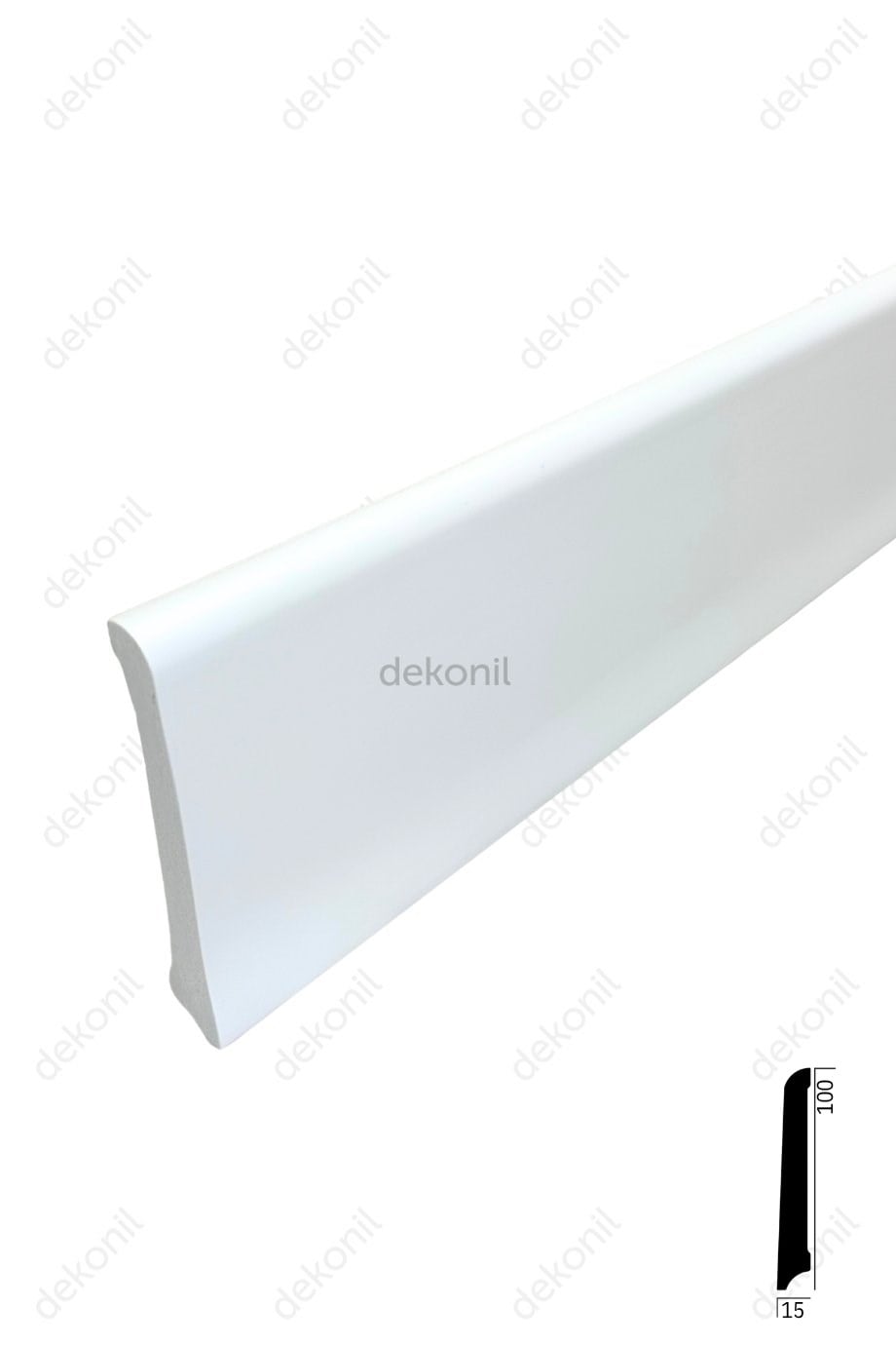 Basic Decorative Paintable Skirting 10cm