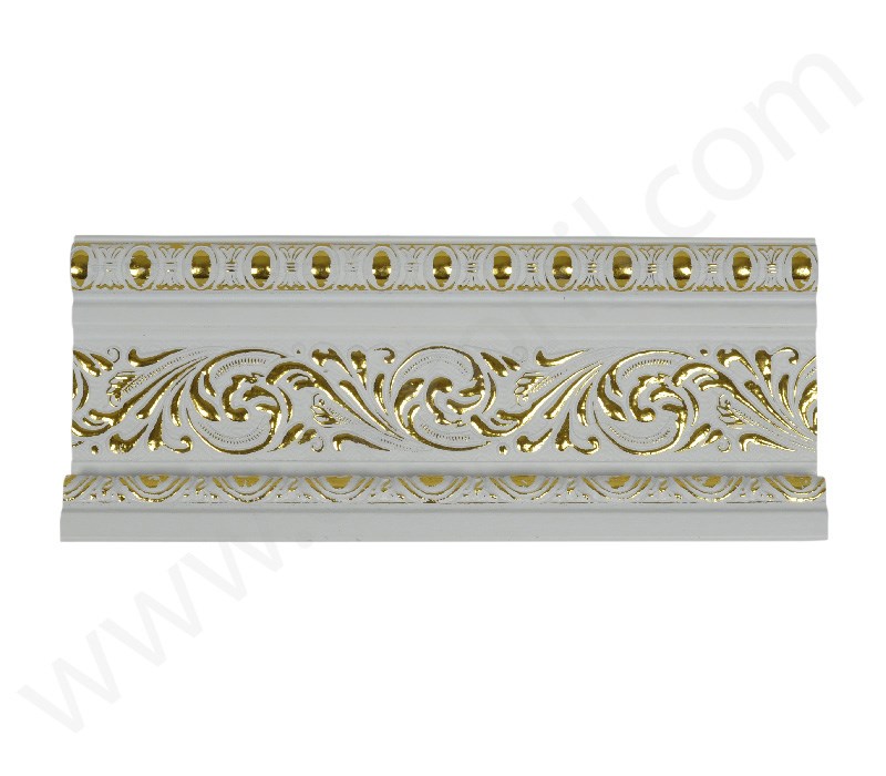 Decorative White to Gold Plasterboard 12,6cm