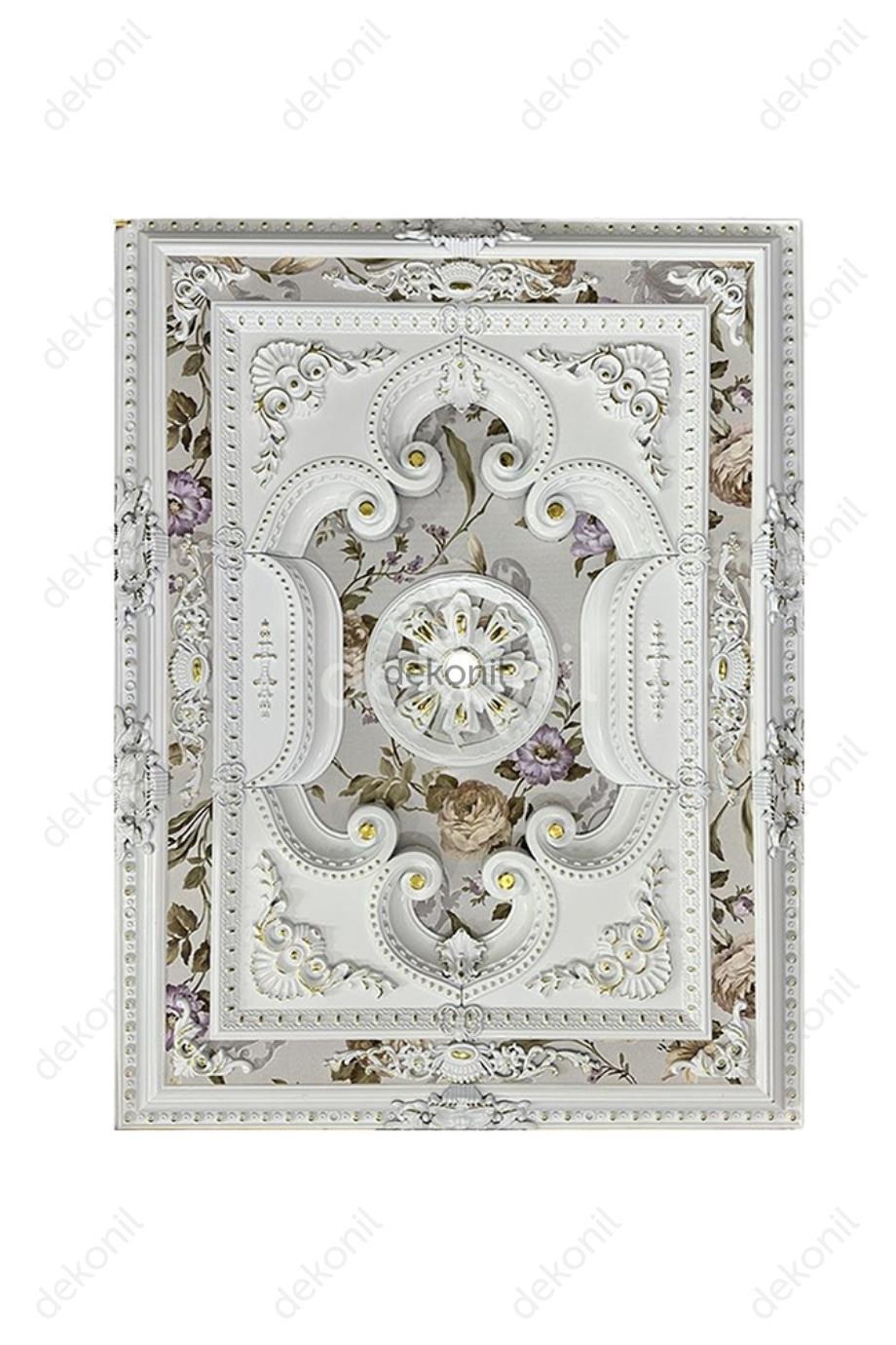 Palace Ceiling Rectangle White to Gold 90-120 cm