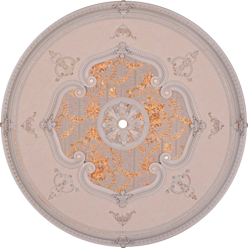 Beyaz Altın Oval Saray Tavan 120cm