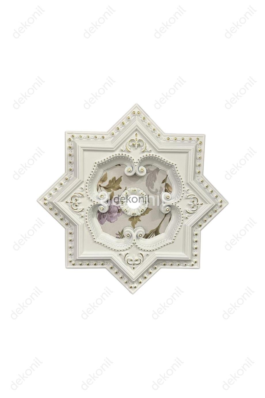 Beyaza Altın Yıldız Saray Tavan 60cm