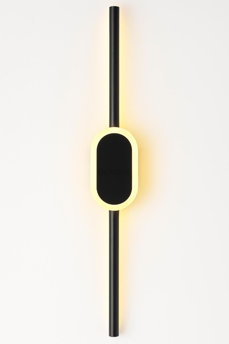 Black Eclipse Şarjlı Kablosuz LED Aplik