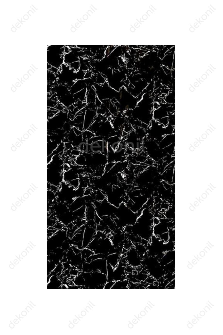 Black White Marble Patterned PVC Wall Panel 60*120 cm