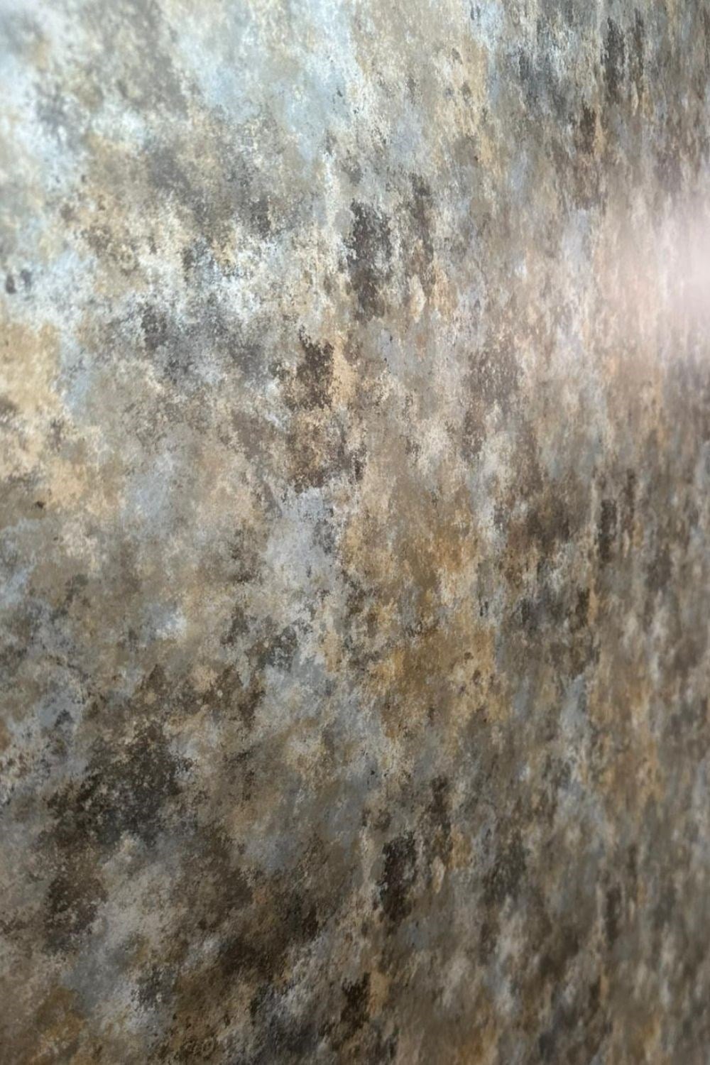 Bronz Eskitme Desenli Bambu Duvar Paneli 122*244 cm