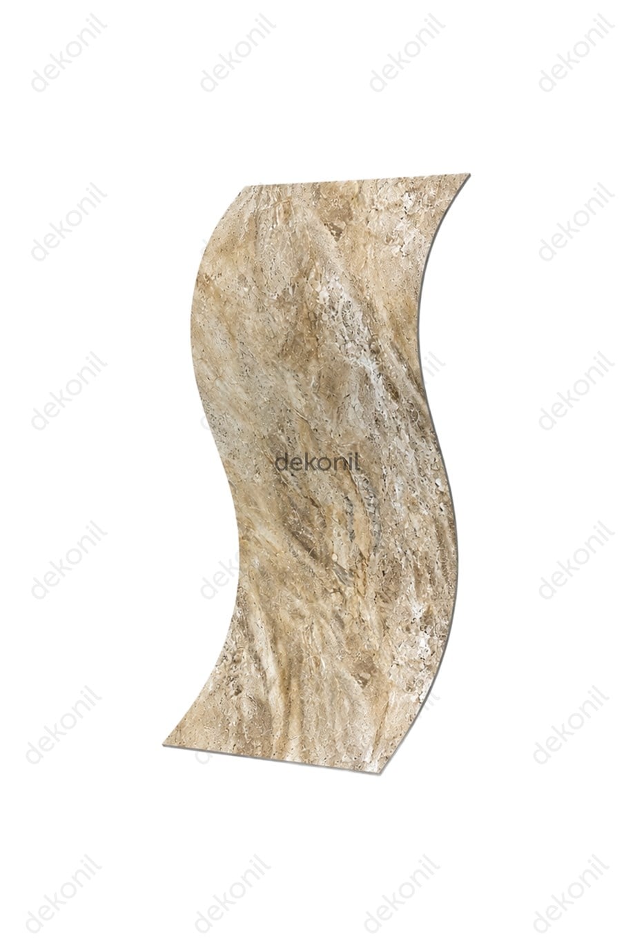 Caramel Mermer Desenli Flex Stone İnce Esnek Doğal Taş Panel 50*100 cm