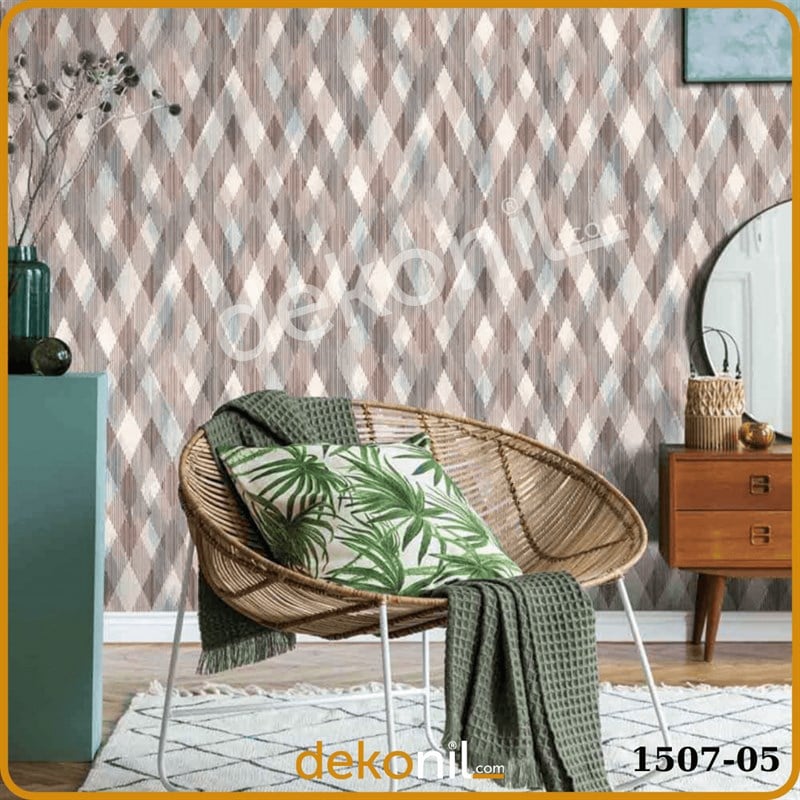 Decowall Orlando 1507-05 Geometrik Duvar Kağıdı l Dekonil