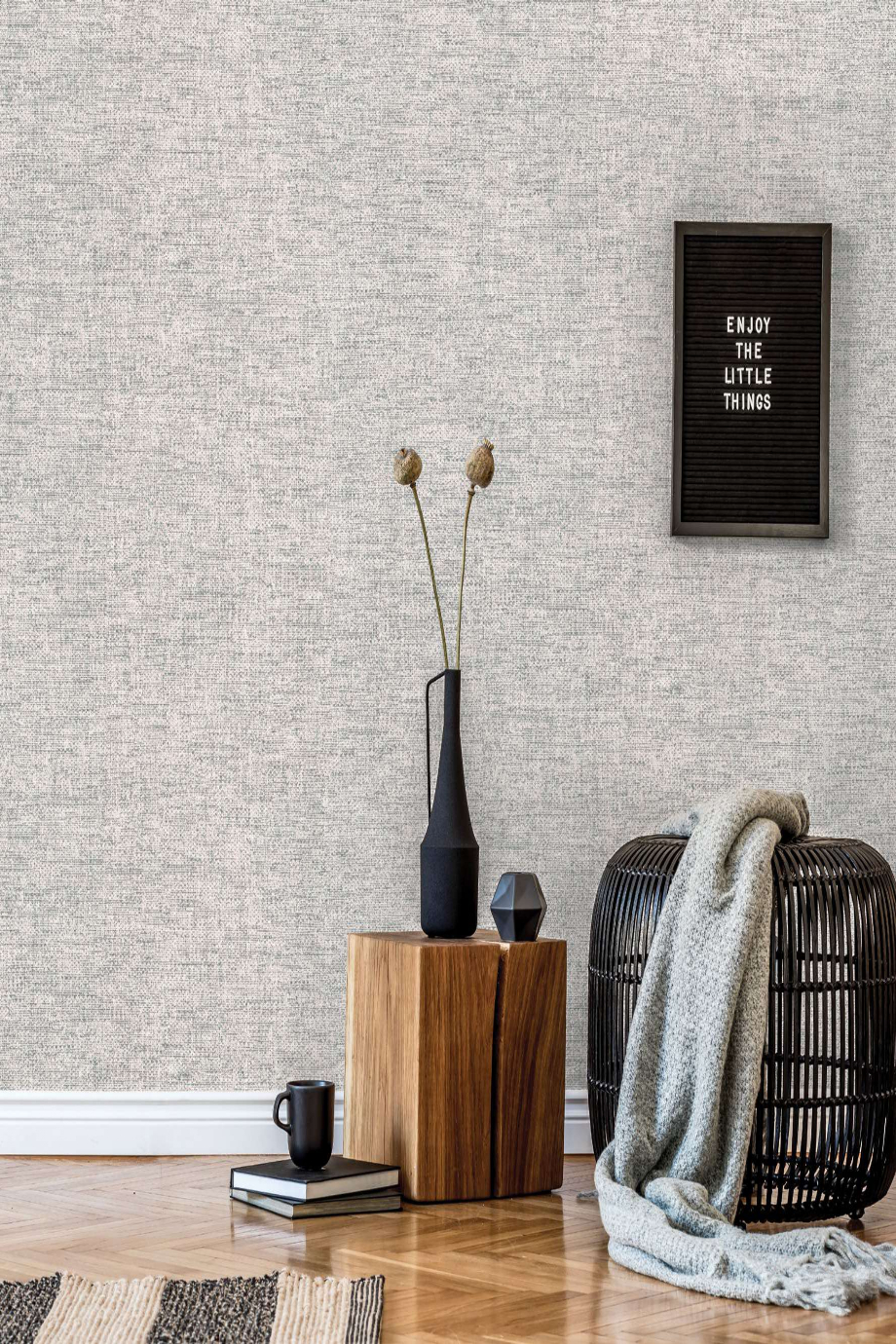 Decowall Rina Hasır Desenli Duvar Kağıdı 714-01