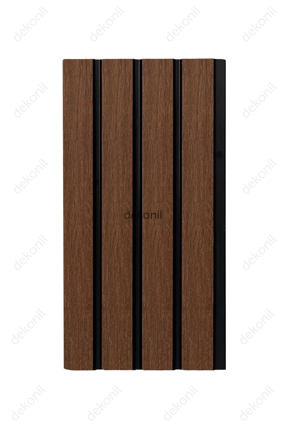 Dekonil Ahşap Siyah Tavan ve Duvar Lambri 21cm