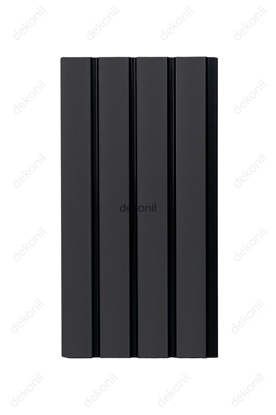 ألواح السقف والجدران ديكونيل باللون الأسود الفحمي 21 سم