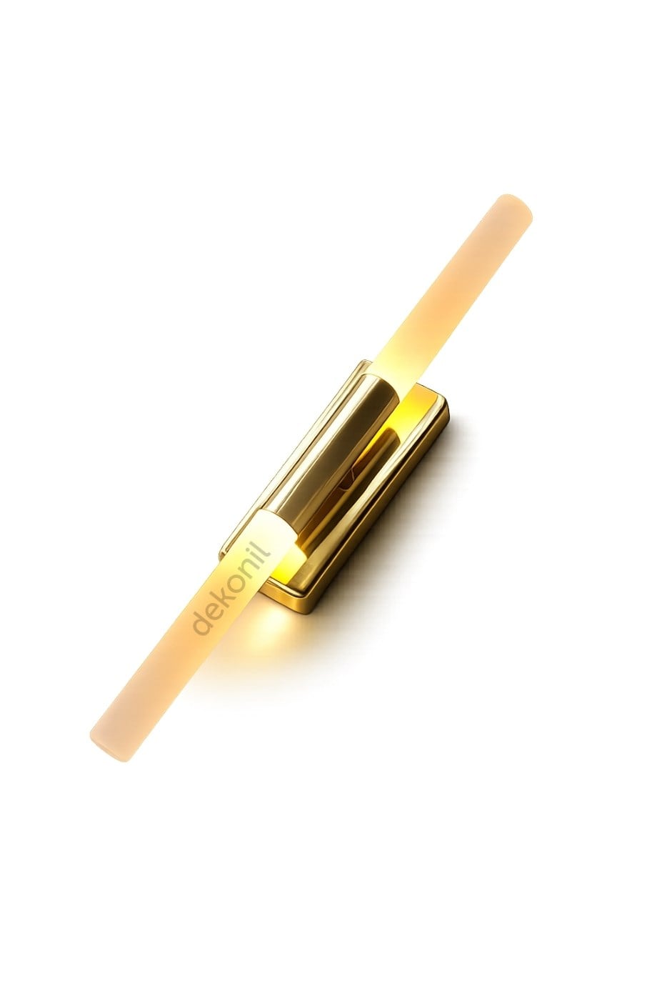 Dekorise Pilli ve Elektrikli Kullanılabilen Gold LED Duvar Aplik