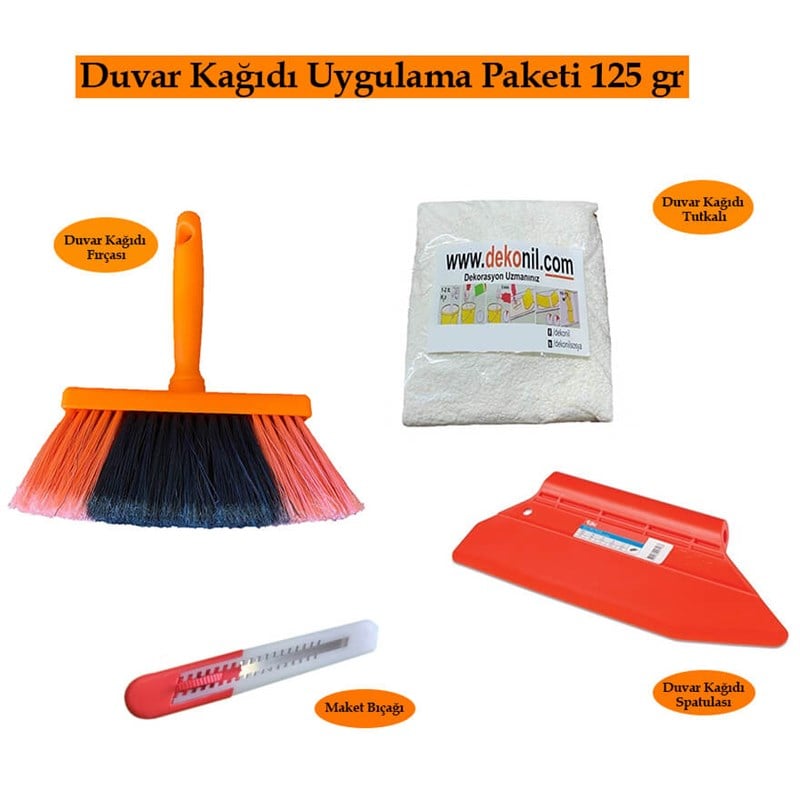 Duvar Kağıdı Uygulama Paketi 125 gr | Dekonil