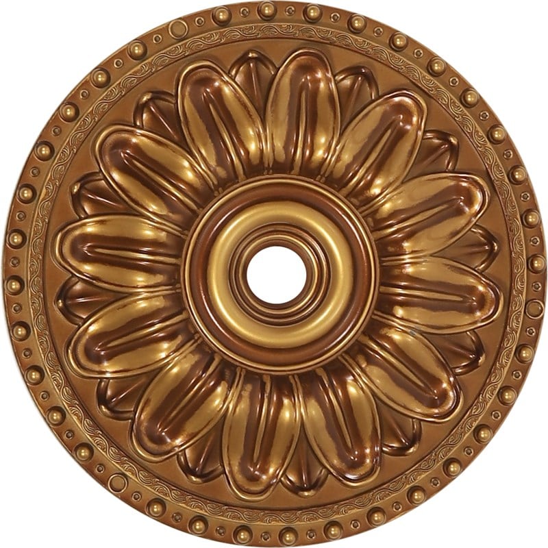 Elegance Oval Brown Motif 40cm
