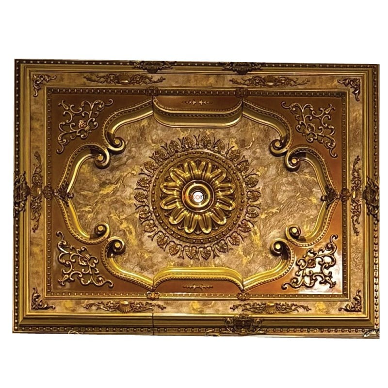 Palace Ceiling Rectangle Brown 120*160 cm